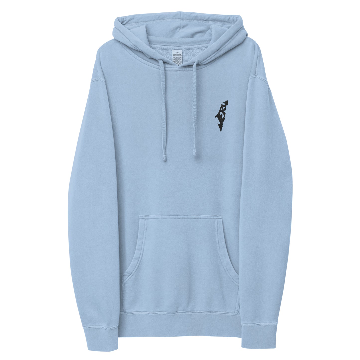 pigment-dyed hoodie