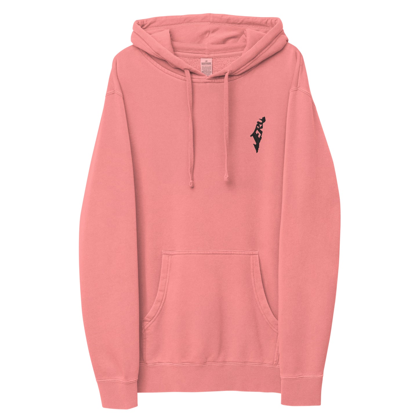 pigment-dyed hoodie